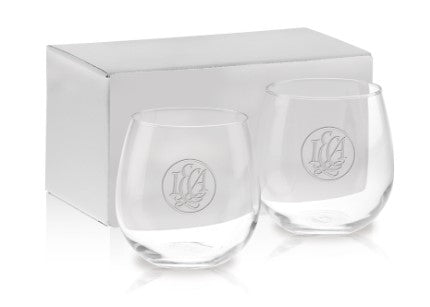16.75 oz. Etched Stemless Red Wine Gift Set