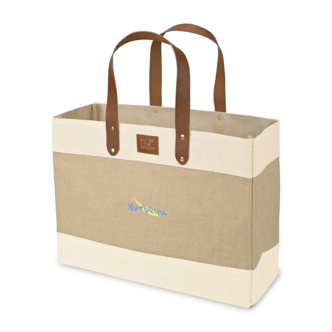 Out of the Woods Jute Market Tote