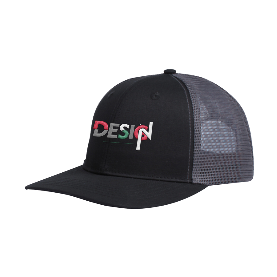 Cotton Trucker Cap w/ Mesh Back - 6 Panel