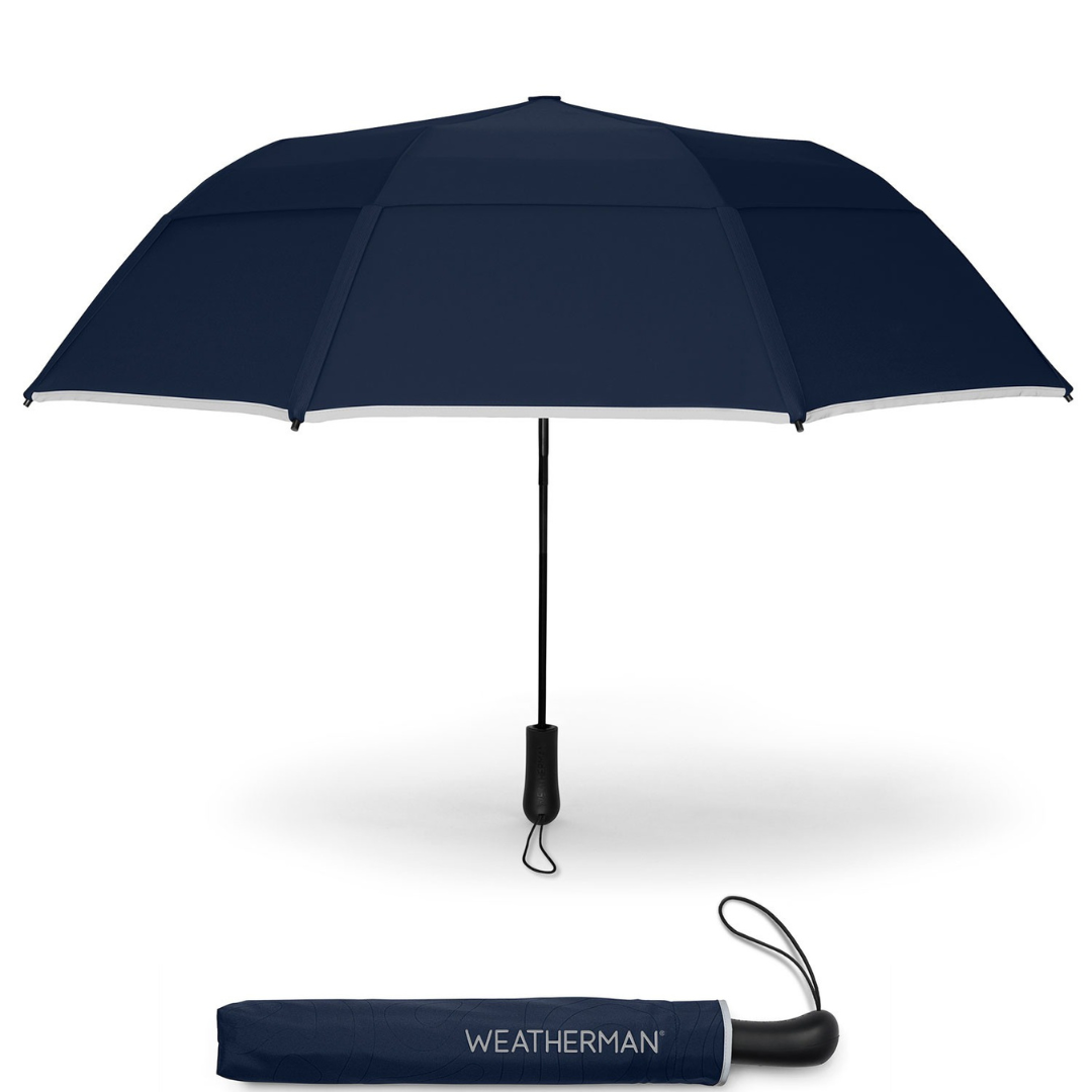 50" Arc- The Weatherman Collapsible Umbrella