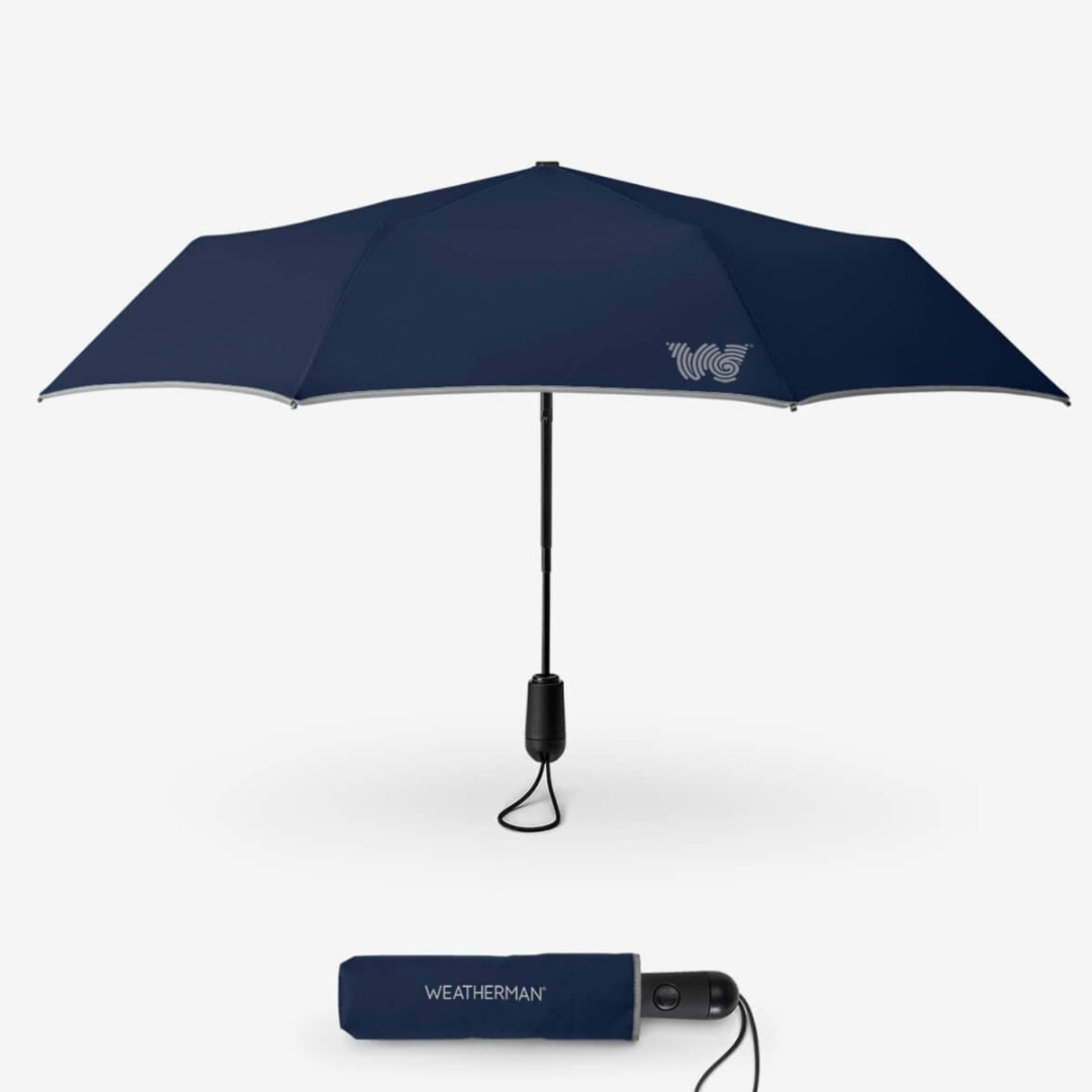 42" Arc- The Weatherman Travel Umbrella