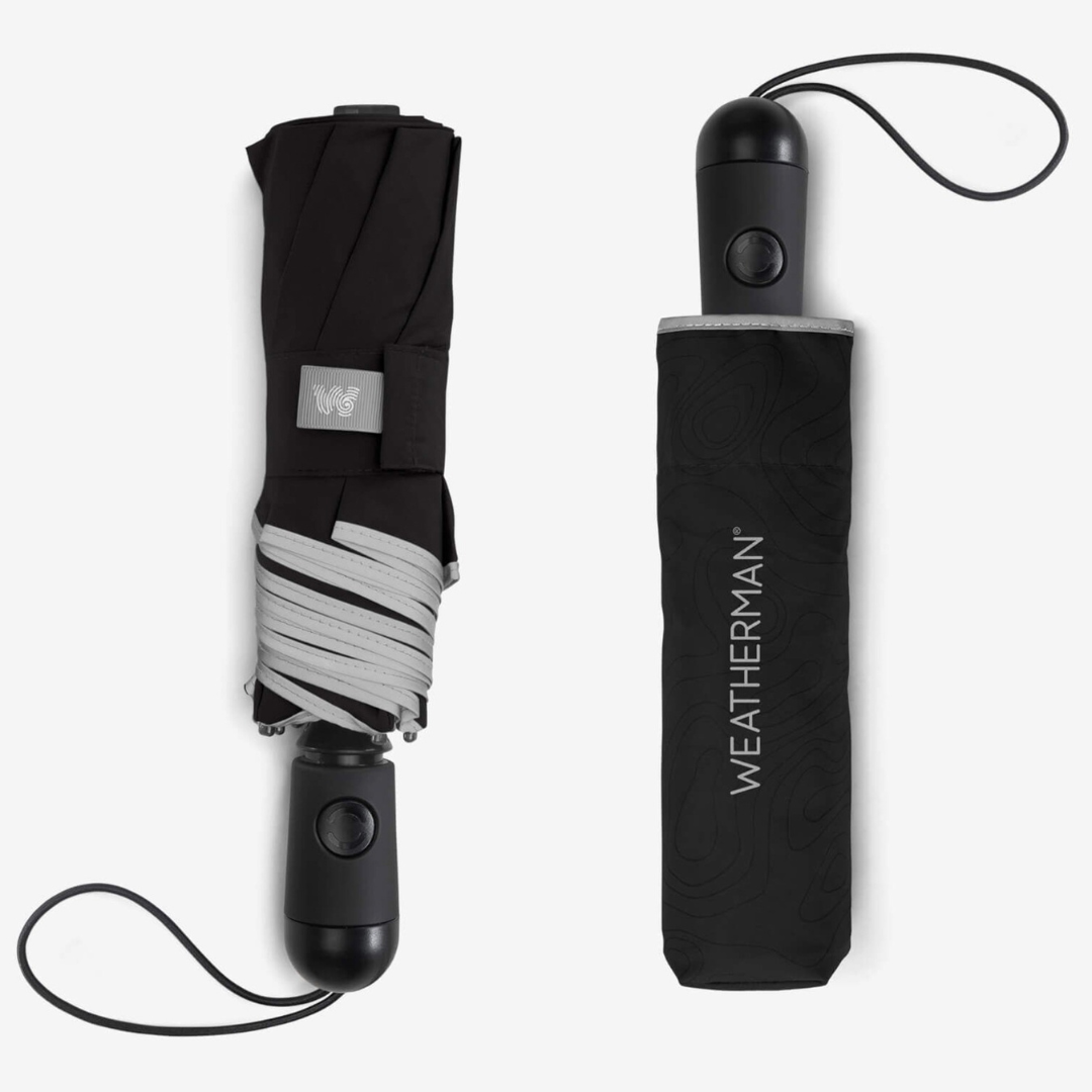 42" Arc- The Weatherman Travel Umbrella