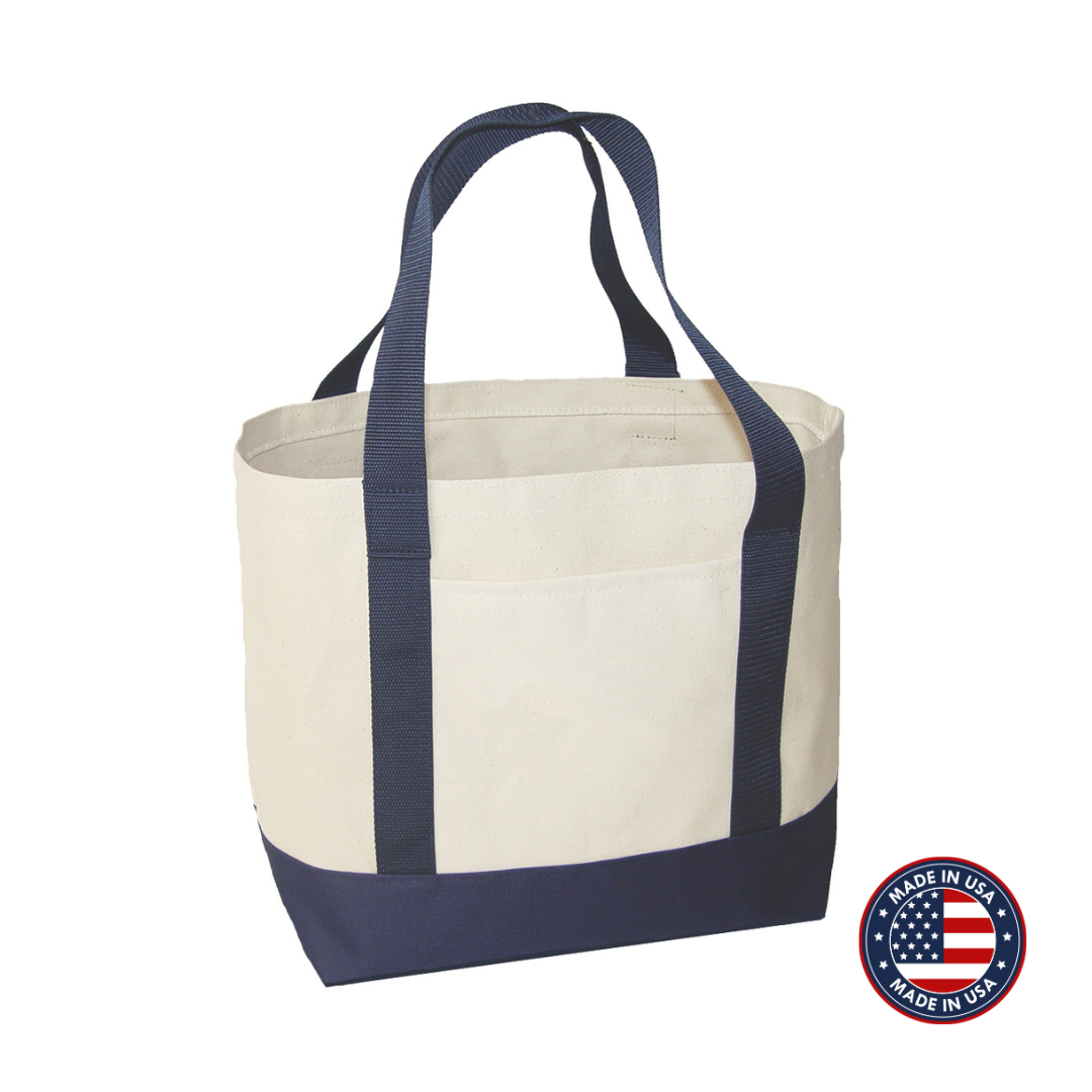 Medium Two-Tone Tote Bag