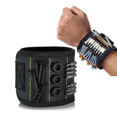 Magnetic Wristband for Holding Screws, Nails and Drill Bits Powerful Neodymium Magnetic Tool Holder