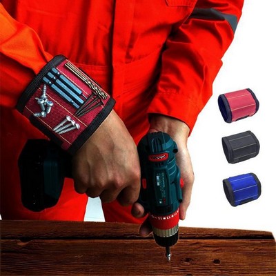 Magnetic Wristband for Holding Screws, Nails and Drill Bits Powerful Neodymium Magnetic Tool Holder