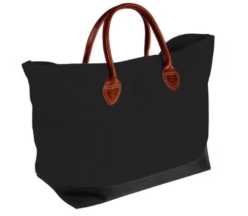 Leather Handle Tote