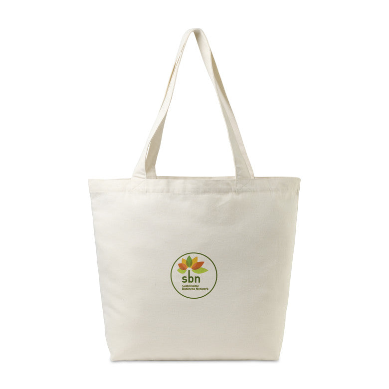 AWARE™ Recycled Cotton Shopper Tote with Interior Zip Pocket
