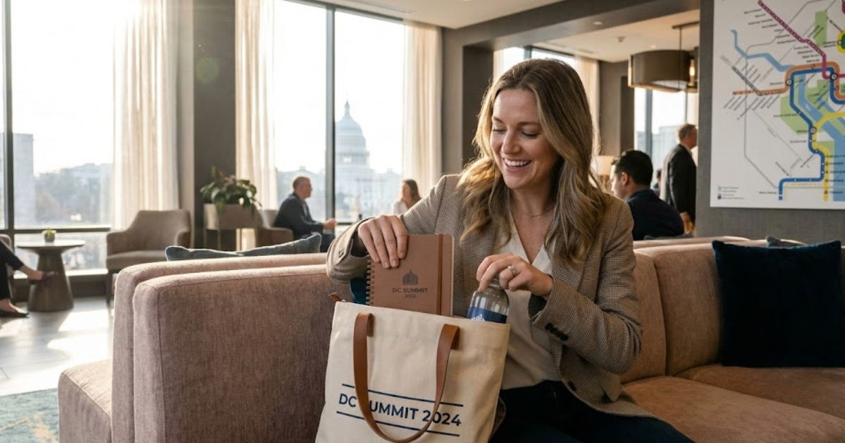 5 DC Welcome Bag Ideas That Impress Conference Attendees