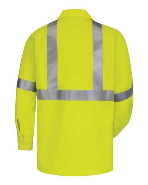 Men's High Visibility Long Sleeve Work Shirt