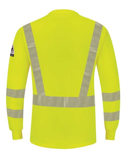 Men's Hi-Visibility Lightweight Long Sleeve Henley