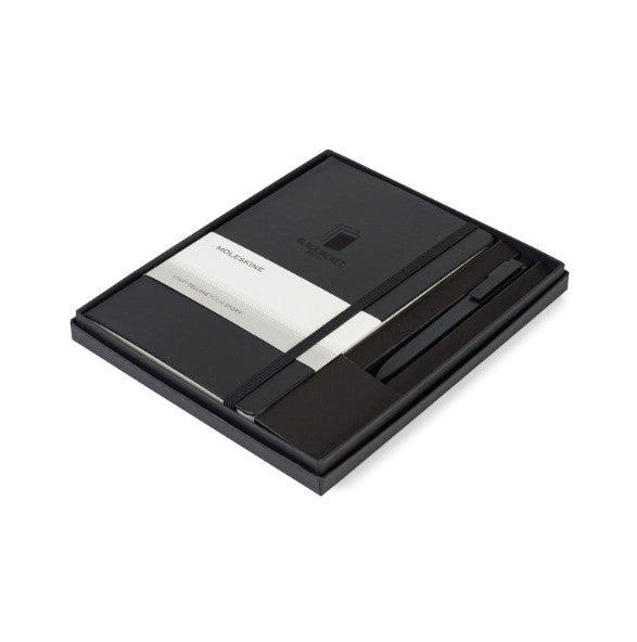 Moleskine Large Notebook and GO Pen Gift Set