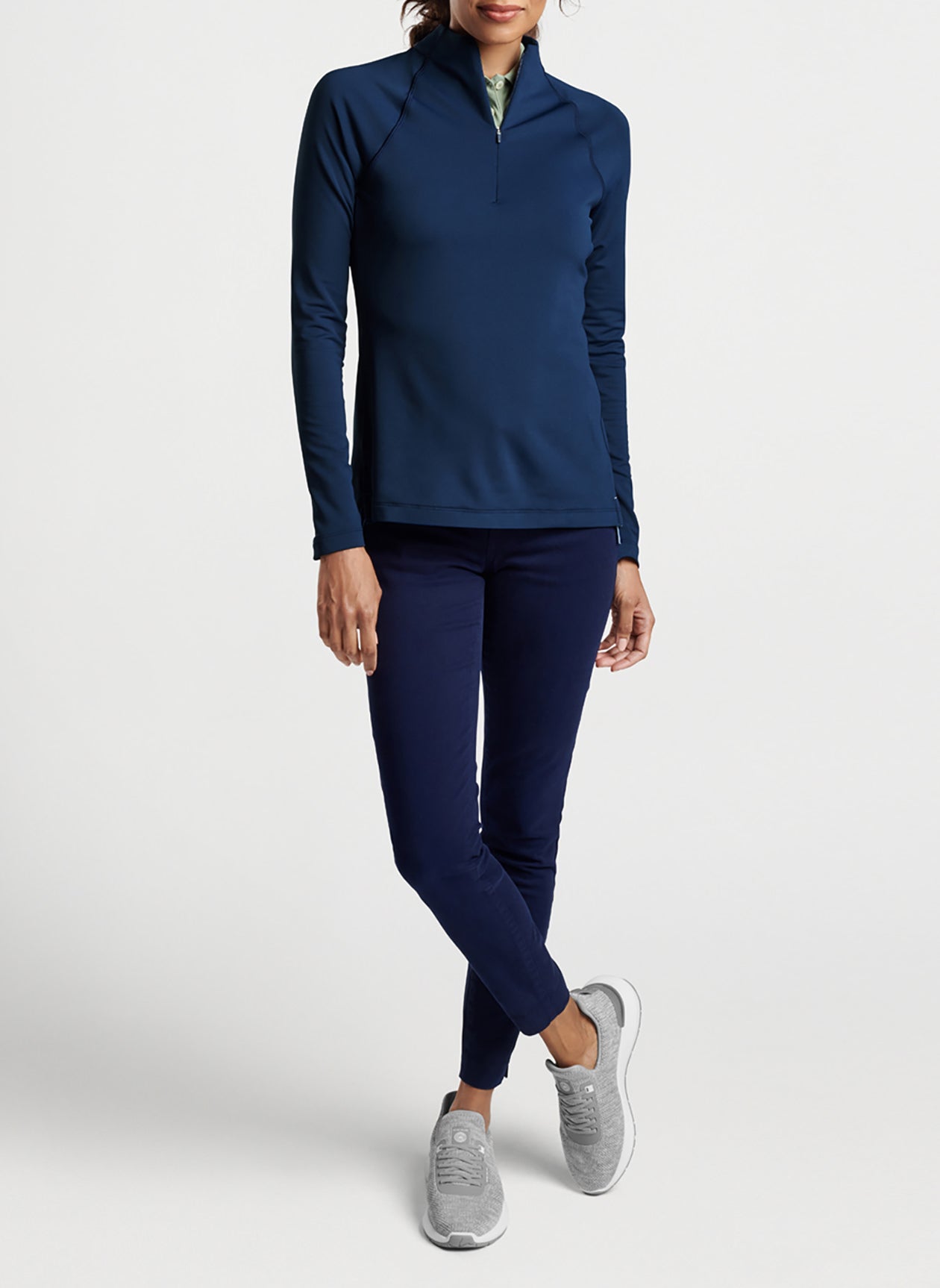 Peter Millar Women's Raglan Sleeve Perth Layer Quarter-Zip