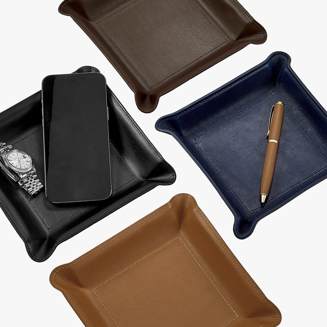 Leather Catchall Tray