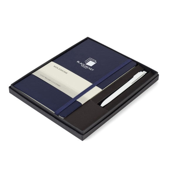 Moleskine Large Notebook and GO Pen Gift Set