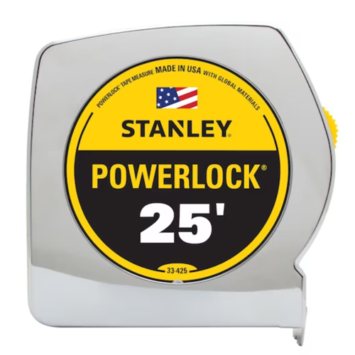25 ft. Stanley Tools® USA-Made PowerLock® Tape Measure