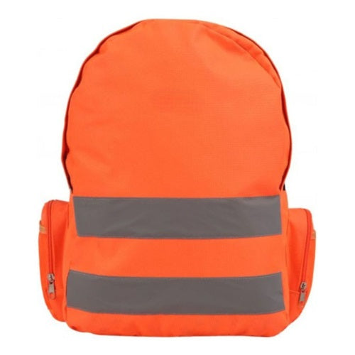Hi Viz Reflective Tape Utility Safety Backpack