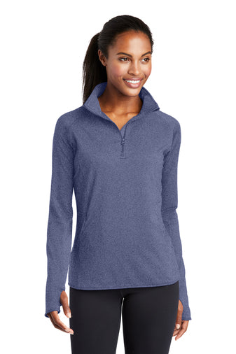 Sport-Tek Women's Sport-Wick Stretch 1/4-Zip Pullover