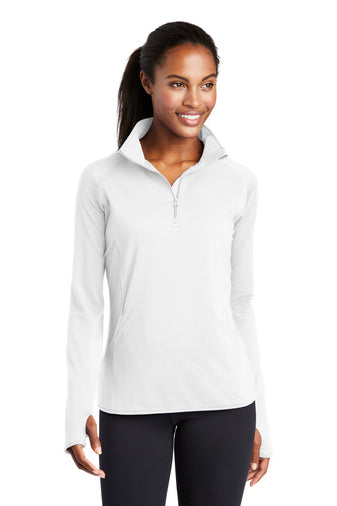 Sport-Tek Women's Sport-Wick Stretch 1/4-Zip Pullover