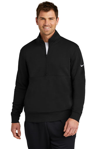 Nike Club Fleece Sleeve Swoosh 1/2-Zip