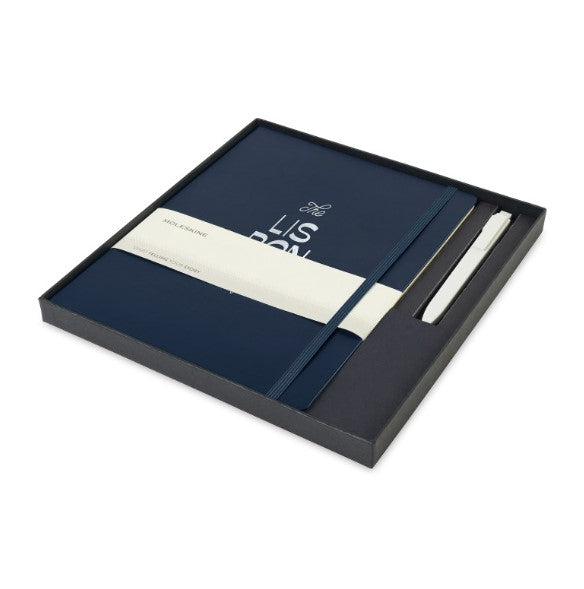 Moleskine X-Large Notebook and GO Pen Gift Set