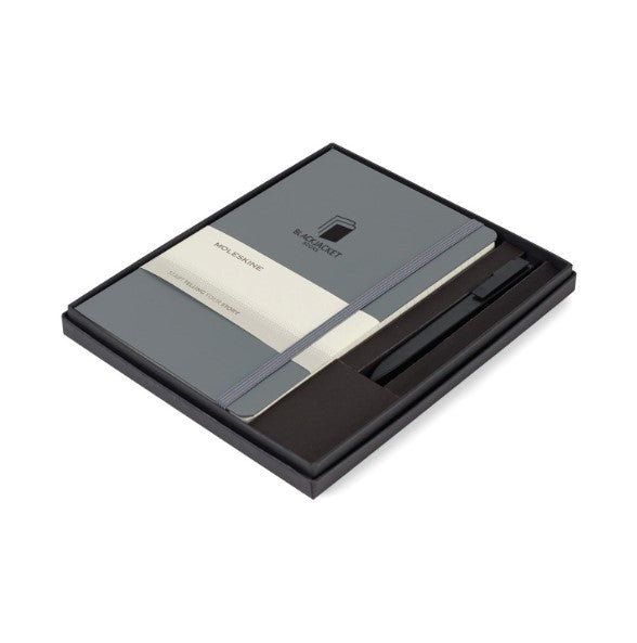 Moleskine Large Notebook and GO Pen Gift Set