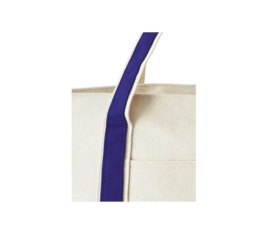 Two-Tone Canvas Tote Bag