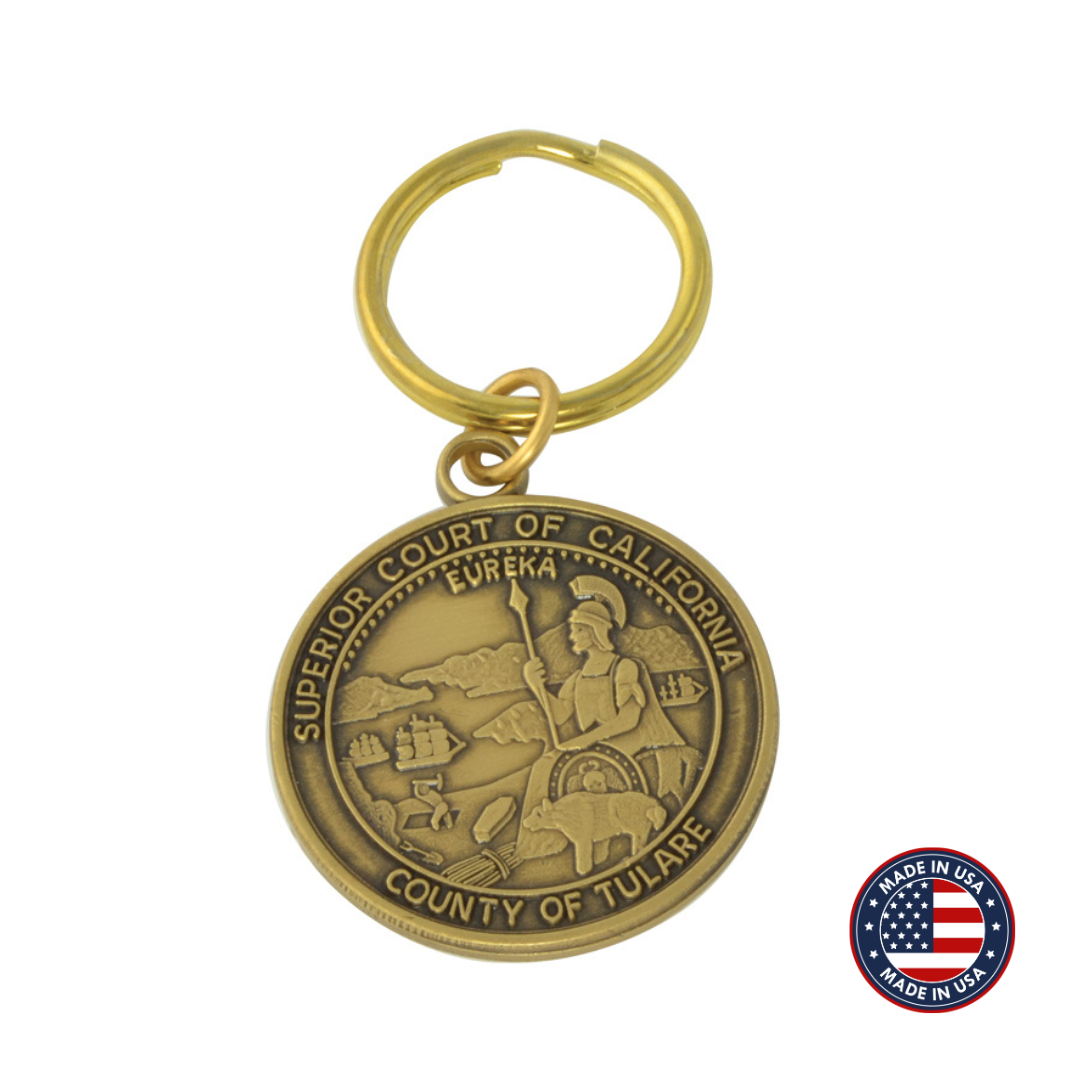 Keychain with Velvet Pouch