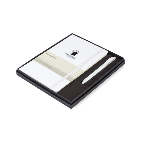 Moleskine Large Notebook and GO Pen Gift Set